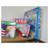 racko cards puzzle train
