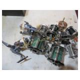 assorted fishing reels