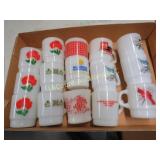 assorted mugs fire king