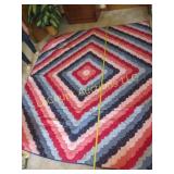 Amish made large handmade quilt
