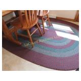 apx 5 x 8 braided area rug