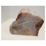 thick cut slab stone decor book end