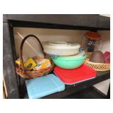 Tupperware baskets eggies misc
