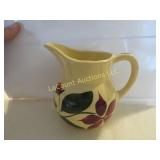vintage Watt flower pitcher Elbow Lake Creamery