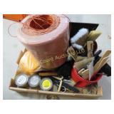 roll twine paint brushes misc
