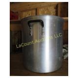 huge stainless kettle