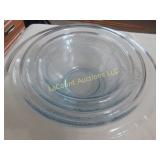 Fire King Blue Sapphire Philbe 3 nesting bowls