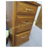 3 drawer file cabinet solid piece
