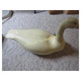 large painted swan