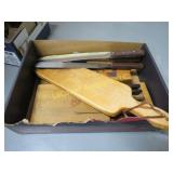 knives wood block