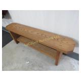 wood bench