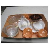 fire king cups  bowls Sunkist juicer
