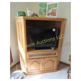 large corner television cabinet
