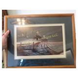 Terry Redlin framed print Winter Snows