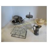 mini milk wood bunny mini pottery bowls metal