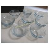 Fire King Blue Sapphire Philbe 13 fruit cups