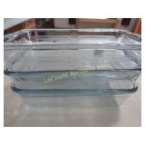 Fire King Blue Sapphire Philbe 3 loaf oans