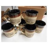 6 Hardees Rise N shine coffee mugs
