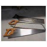 3 hand saws Nicholson