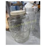 vintage large jars 1 w lid