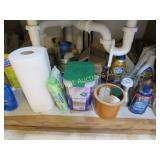all cleaning supplies under sink