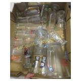 vintage beer glasses pepsi shakers