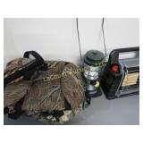 heater lantern camp hunting bags heated muff