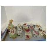 vintage salt & pepper shakers owl pigs
