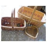 assprted hand made baskets