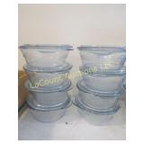 8 Fire King Blue Sapphire covered mini dishes