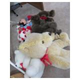 assorted plush bears carebear misc