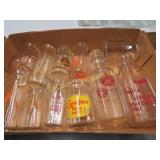 assorted milk bottles