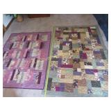 2  small or end of bed wall table quilts