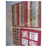 3 smaller wall table quilts