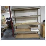shelving unit good condition in basement
