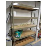 shelving unit good condition in basement