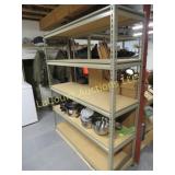 shelving unit good condition in basement