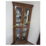 corner china display cabinet hutch
