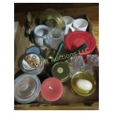 candles holders mugs misc