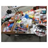all fishing supplies on table misc goodies L@@K