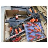 assorted clamps many
