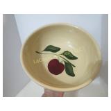 vintage Watt Apple bowl green band