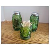 LE Smith Moon & Stars Green salt pepper toothpick