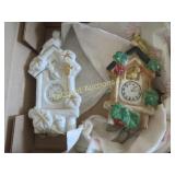 2 mini cuckoo clock wall decor