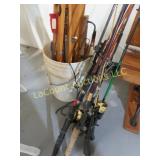 fishing rods reels tip ups