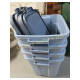 4 nice clean totes