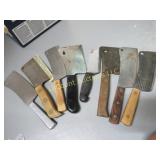 meat cleavers assorted
