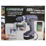 Genesis 18V cordless drill driver