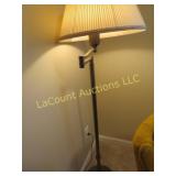brass style floor lamp w shade