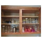 all in cabinet canning jars glasses misc